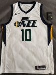 NBA 10 Conley Utah Jazz Maillot blanc